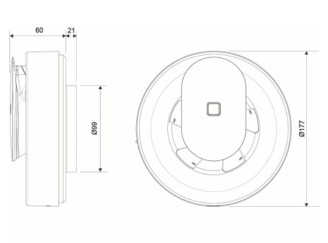 pax-calima-poistoilmapuhallin-kylpyhuoneeseen-poistopuhallin (2) Pax Calima poistoilmapuhallin mitat