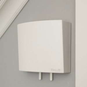 Seinään asennettu korvausilmaventtiili Finluft FLS20